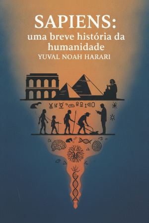 Capa de Sapiens: uma breve história da humanidade